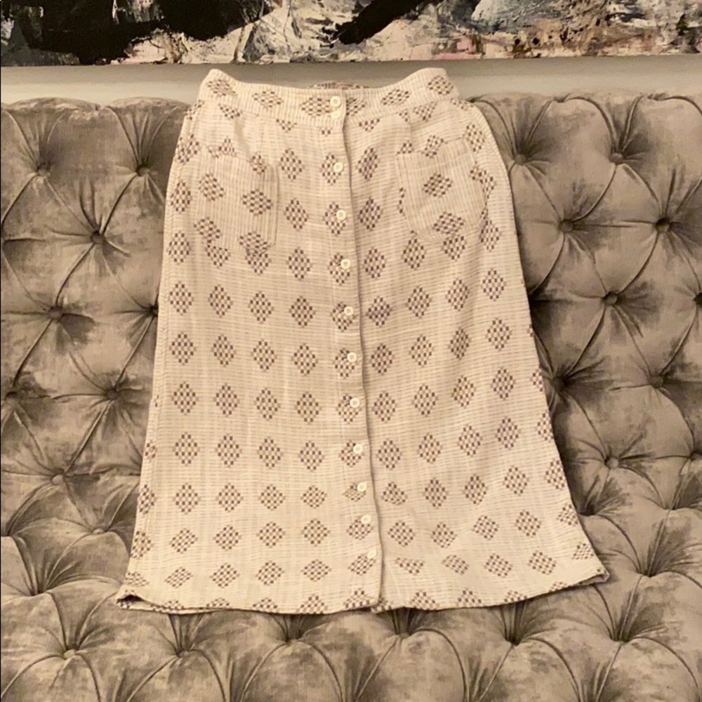 Ace & jig size M button down skirt